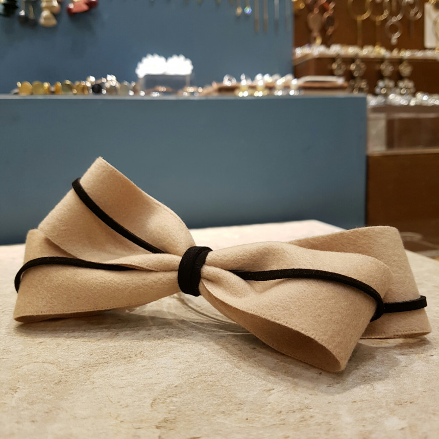 Hair Accessories Basic single wool and suede thin 