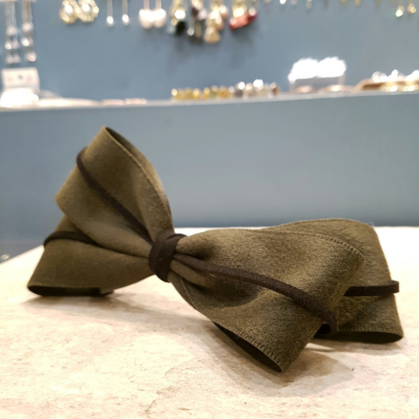 Hair Accessories Basic single wool and suede thin 