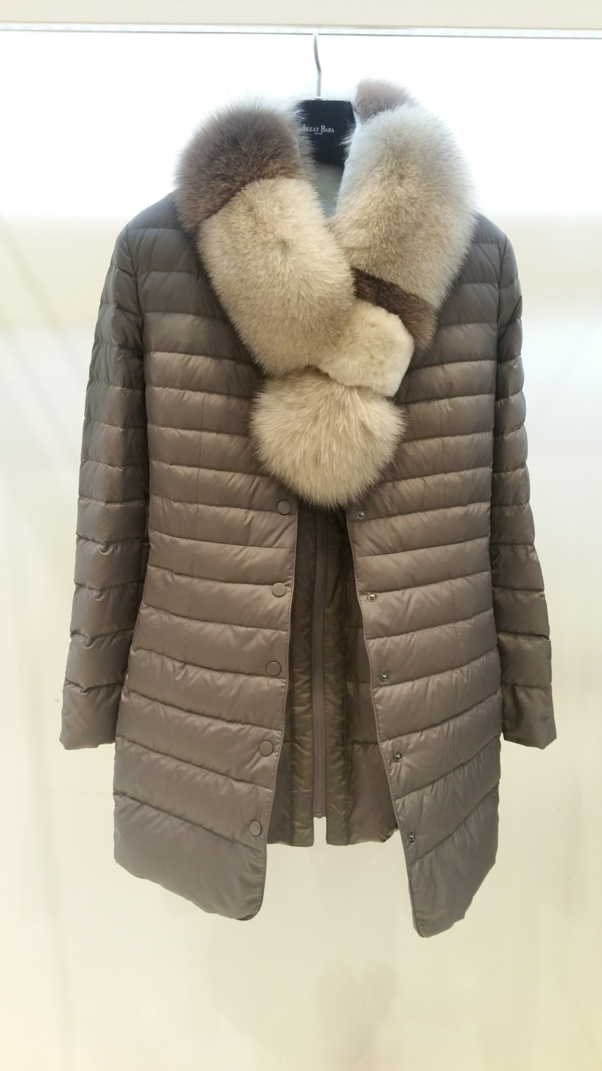 Aizubaba fox hair shawl BHCE3FSA4