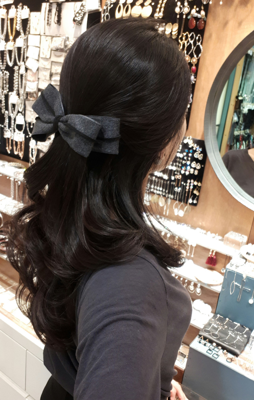 Hair Accessories Basic single wool and suede thin 