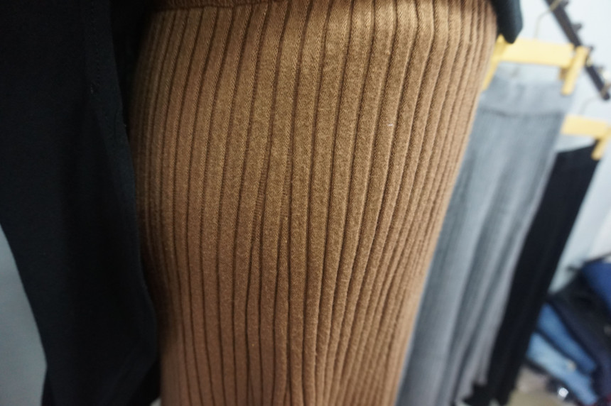 Girly Knit Skirt Bending Women Long Big Size Fall