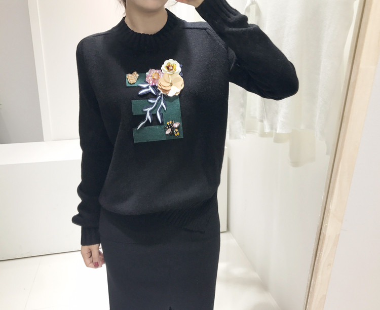 Free Shipping Pocket Long Knit Skirt Long Autumn t