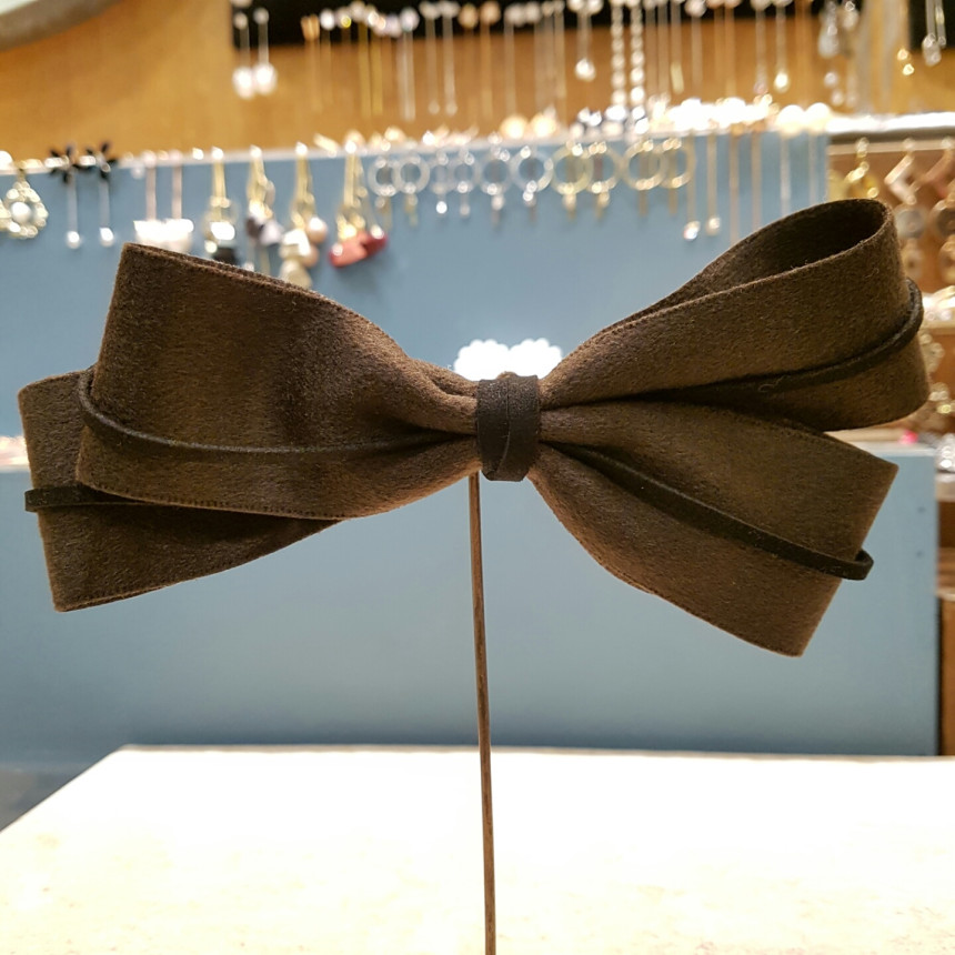 Hair Accessories Basic single wool and suede thin 