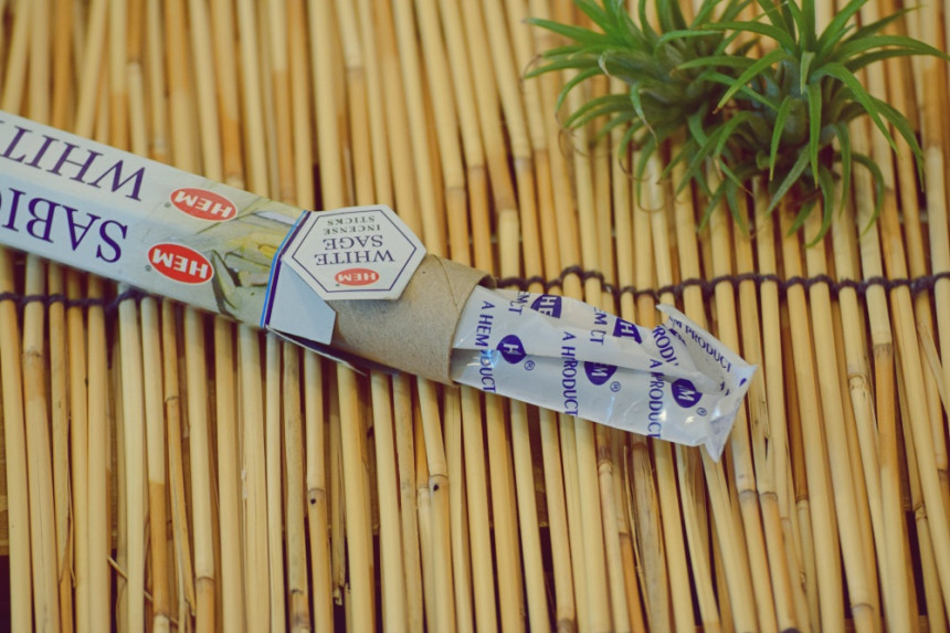 Hemwhite Sage Incense Stick Indians healing and cl
