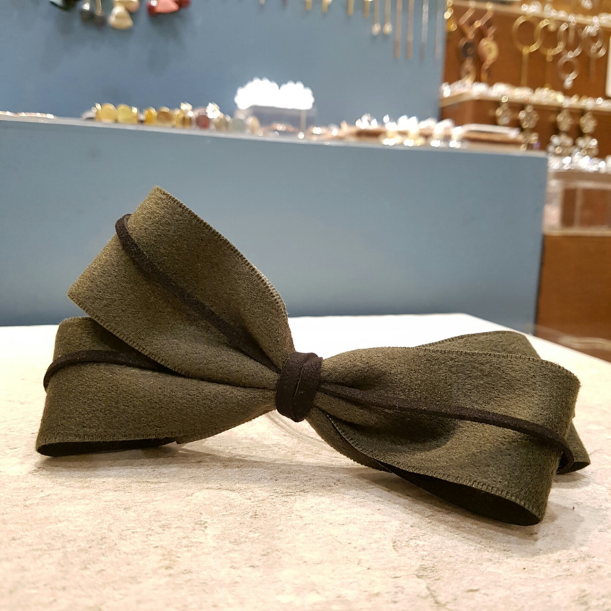 Hair Accessories Basic single wool and suede thin 