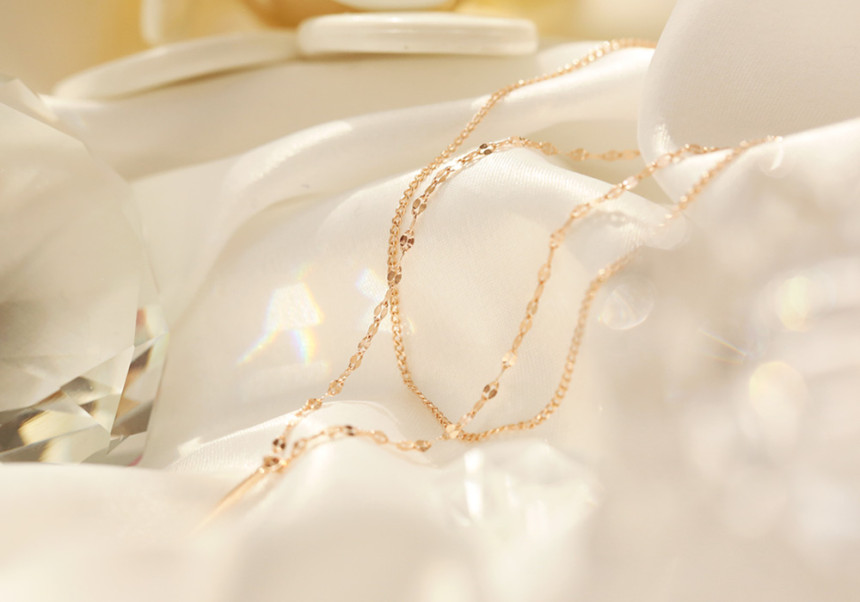 Love ring perfect today Choker twin necklace 14k s