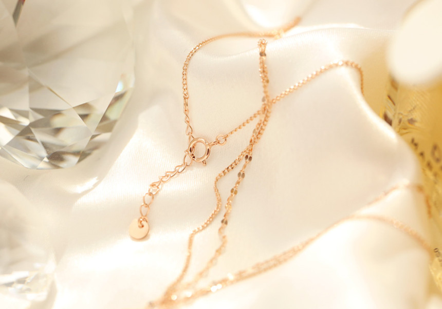 Love ring perfect today Choker twin necklace 14k s