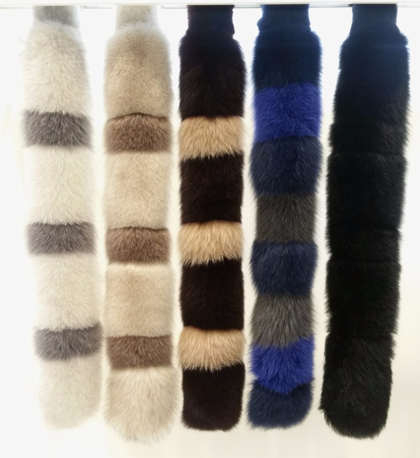 Aizubaba fox hair shawl BHCE3FSA4