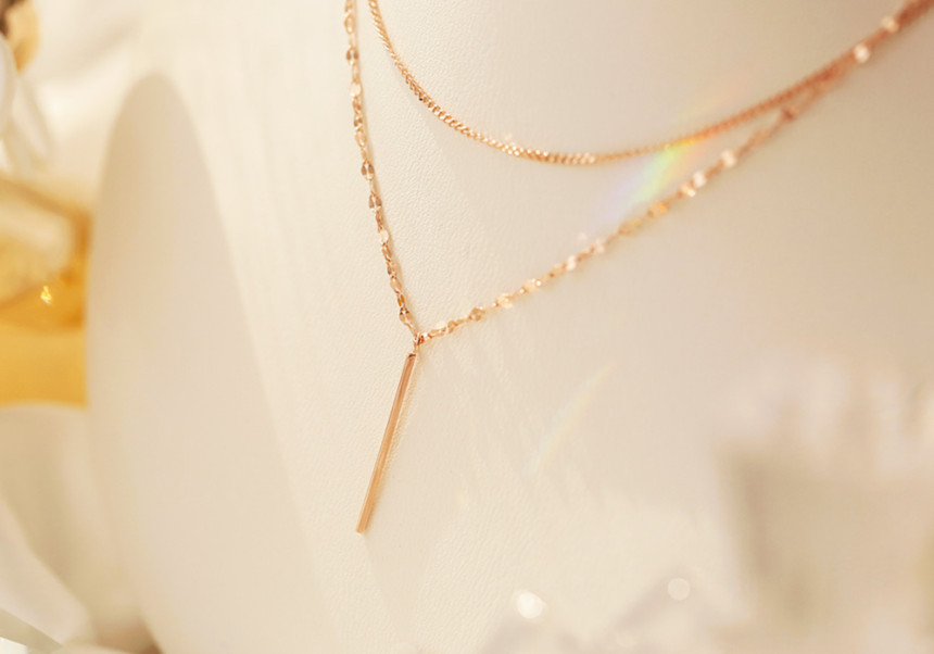 Love ring perfect today Choker twin necklace 14k s