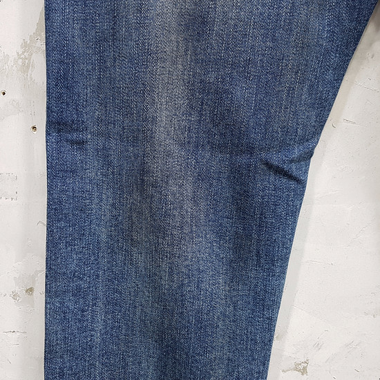 Korea Jeans Pants Men's Latex Hem Cut Jeans Jea