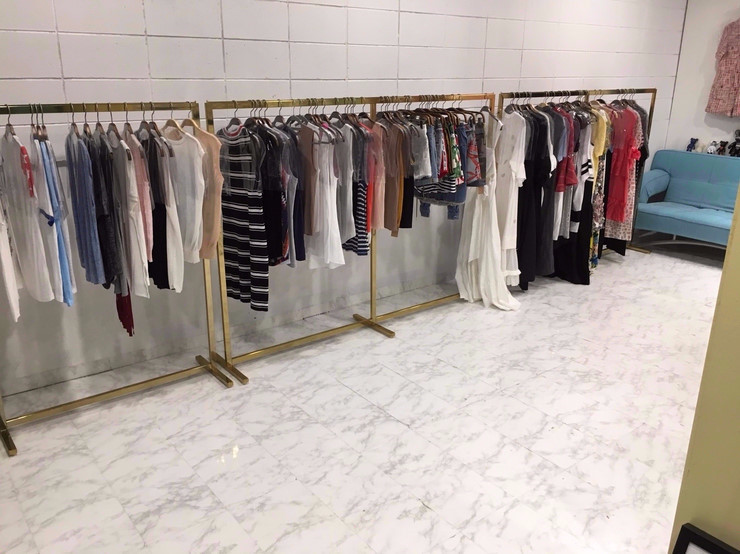 Velvet bending pleats long skirt winter autumn nea