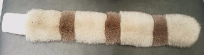 Aizubaba fox hair shawl BHCE3FSA4