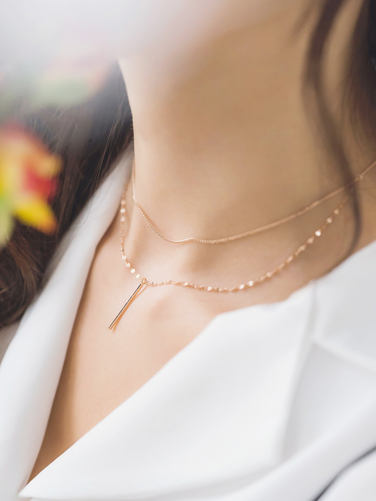 Love ring perfect today Choker twin necklace 14k s