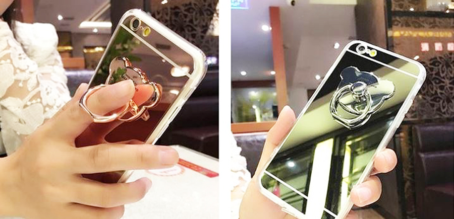 <b><p>Galaxy Note Bear Smt Ring Mirror Case s8</p></b><b><p>ギャラクシーノート8クマスマートリングミラーケースs8、iPhone 8特異s7ユニーク携帯電話</p></b><br /><br /><p align='center'>