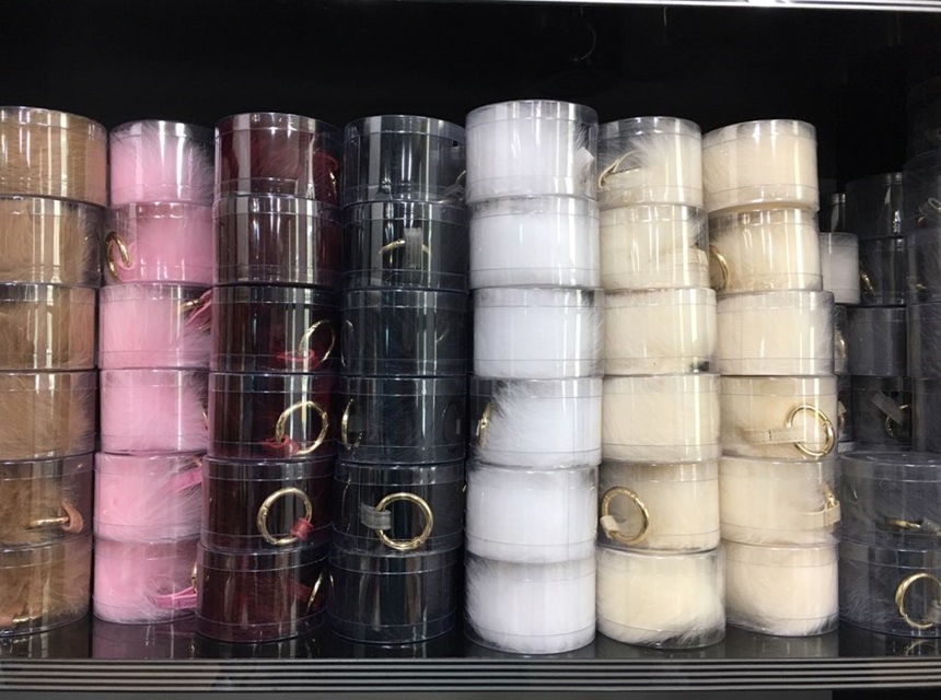 Fox Foam Foam Keyring 9 Color Bag Charm Accessorie