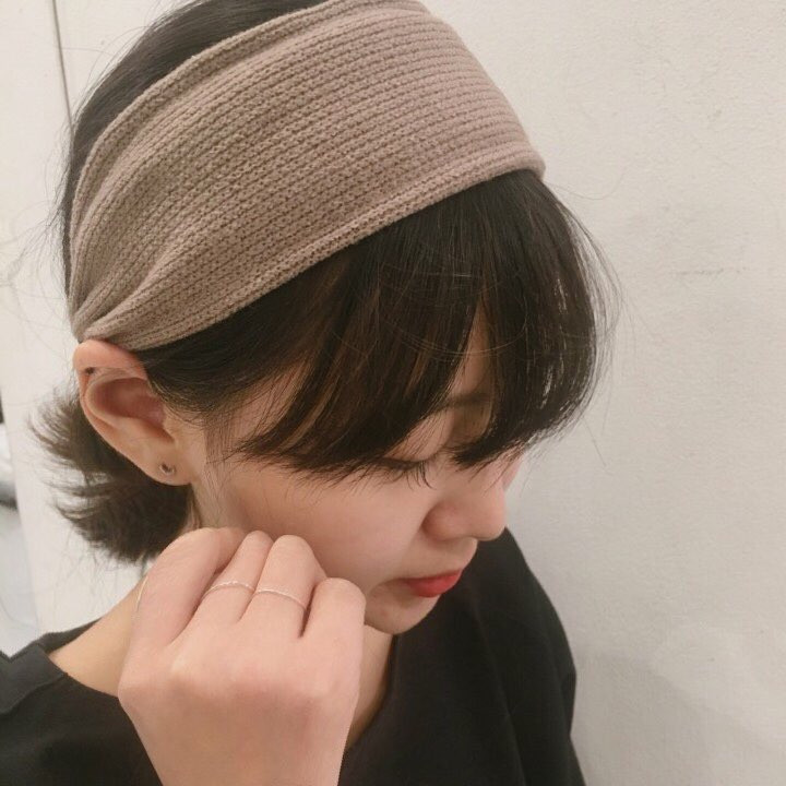 Hair Accessories Basic plain knit headband 4 color