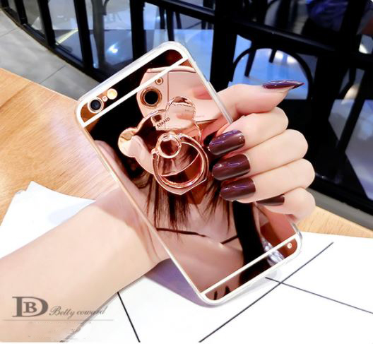 <b><p>Galaxy Note Bear Smt Ring Mirror Case s8</p></b><b><p>ギャラクシーノート8クマスマートリングミラーケースs8、iPhone 8特異s7ユニーク携帯電話</p></b><br /><br /><p align='center'>