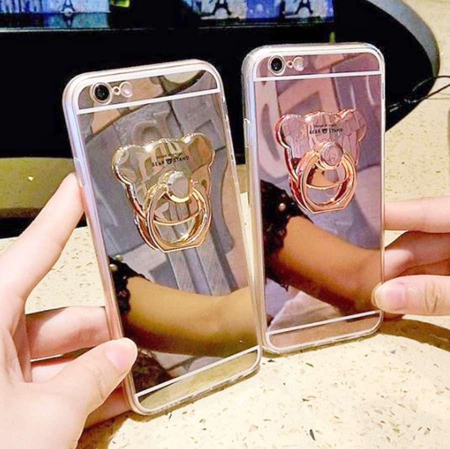 <b><p>Galaxy Note Bear Smt Ring Mirror Case s8</p></b><b><p>ギャラクシーノート8クマスマートリングミラーケースs8、iPhone 8特異s7ユニーク携帯電話</p></b><br /><br /><p align='center'>