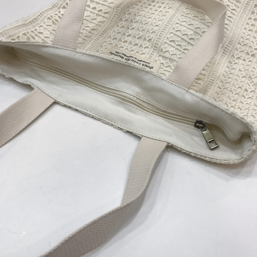 Double Lace Eco Bag 2color Daily Bag Casual Bag Pu