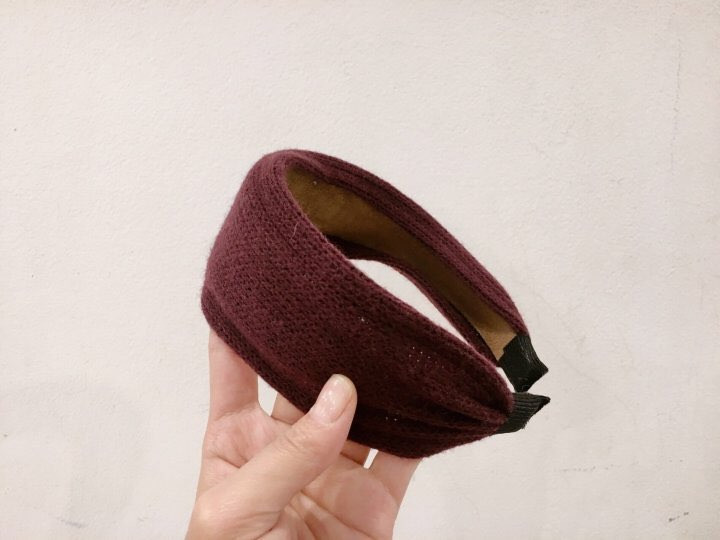 Hair Accessories Basic plain knit headband 4 color
