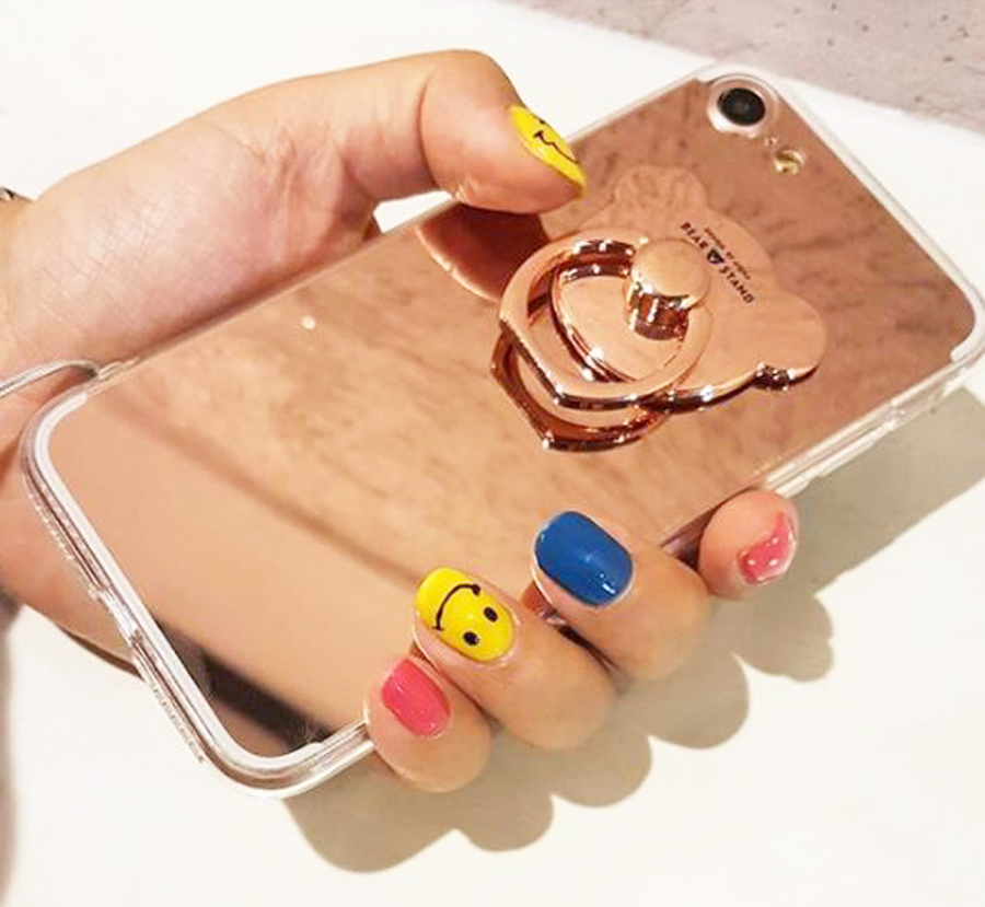 <b><p>Galaxy Note Bear Smt Ring Mirror Case s8</p></b><b><p>ギャラクシーノート8クマスマートリングミラーケースs8、iPhone 8特異s7ユニーク携帯電話</p></b><br /><br /><p align='center'>