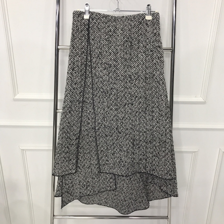 Uncut skirt Women Long Autumn Flare Mermaid Hairst