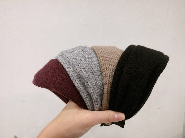 Hair Accessories Basic plain knit headband 4 color