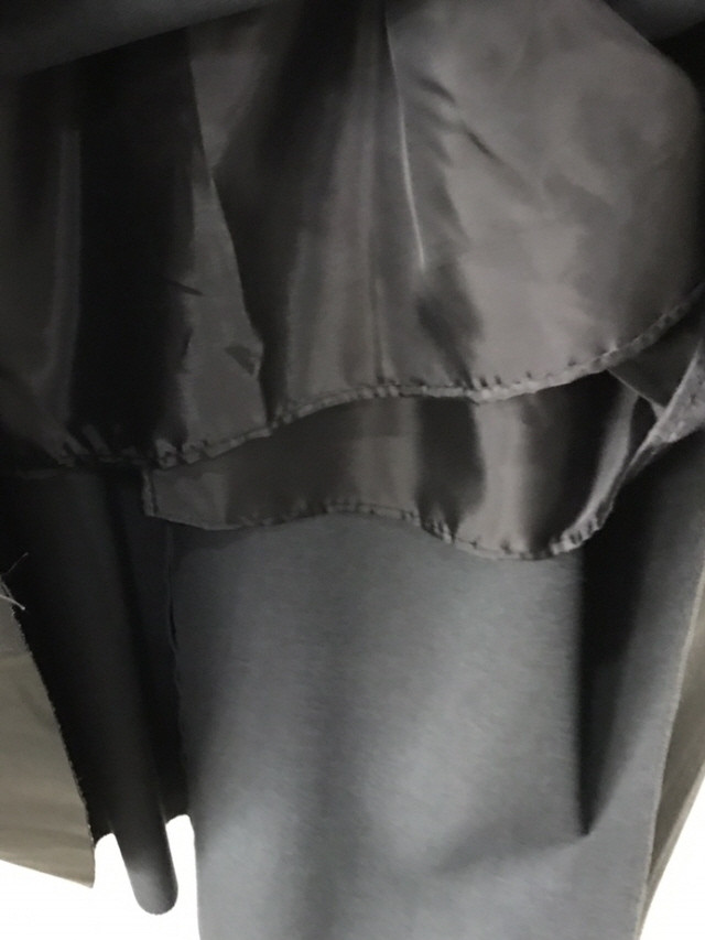 Leather flare Long skirt Autumn girl Frill Leja Hi