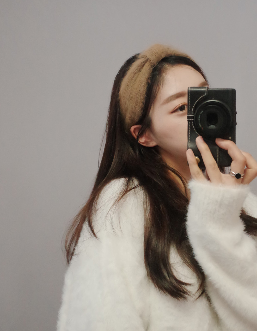 Hair Accessories Angora Knit Bee Song Song Hair Tu