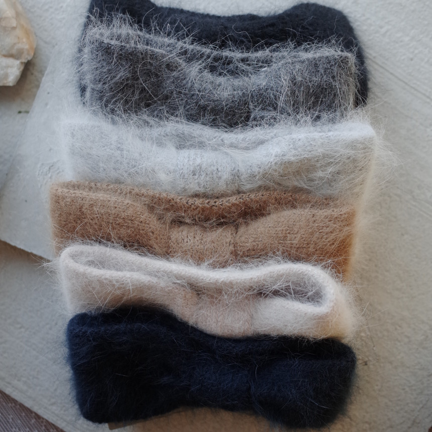 Hair Accessories Angora Knit Bee Song Song Hair Tu