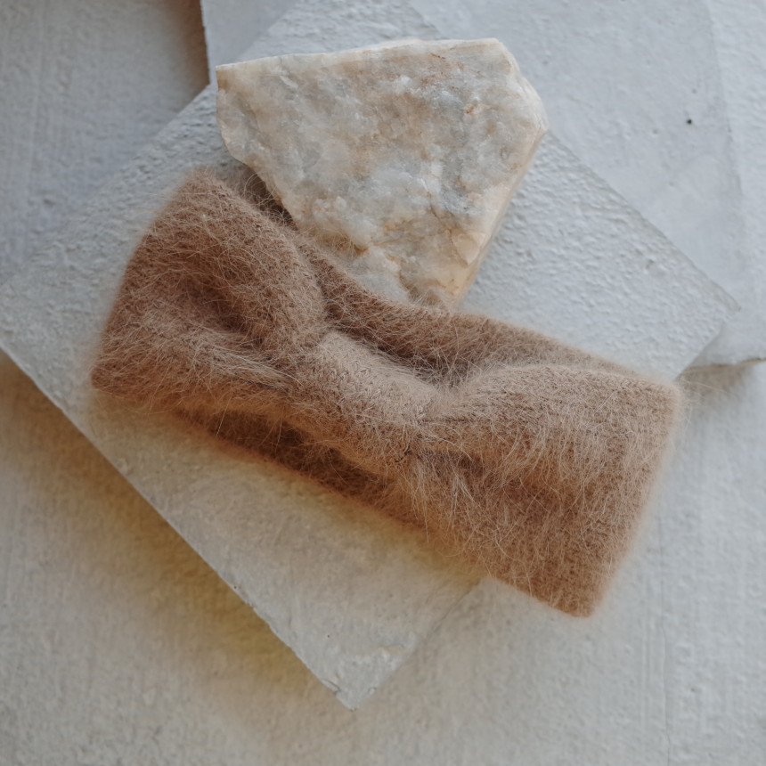 Hair Accessories Angora Knit Bee Song Song Hair Tu