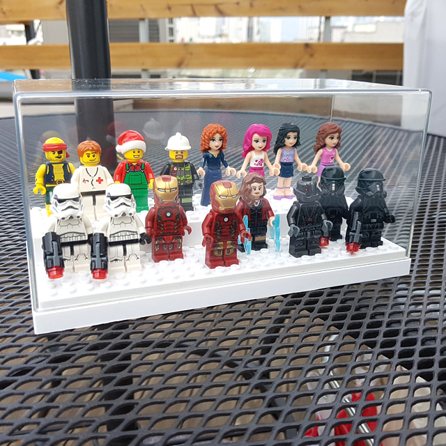 레고 스피드챔피언 진열장 미피 보관함 미니 피규어 케이스 소형 블럭형