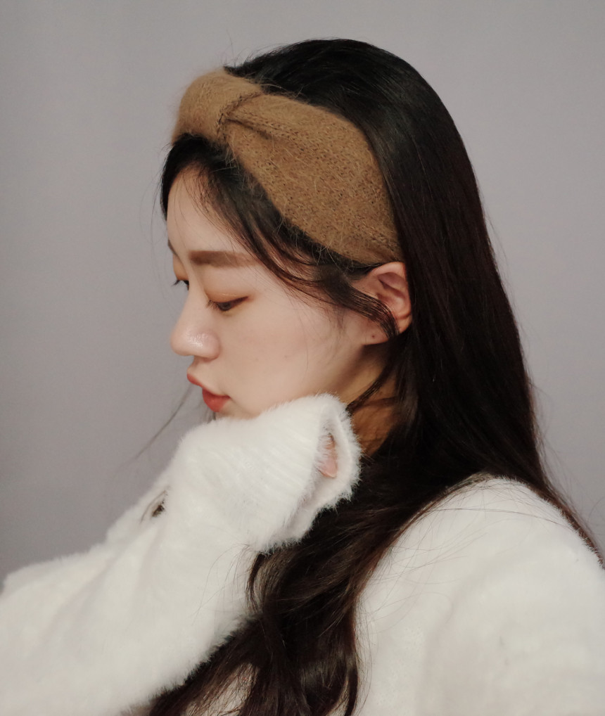 Hair Accessories Angora Knit Bee Song Song Hair Tu