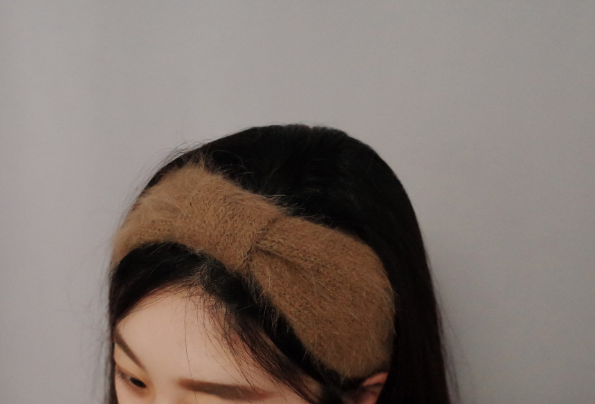 Hair Accessories Angora Knit Bee Song Song Hair Tu