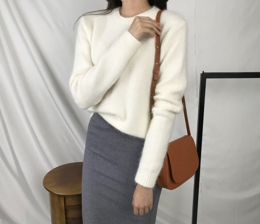 Goliath slim long skirt sofbending autumn H line k