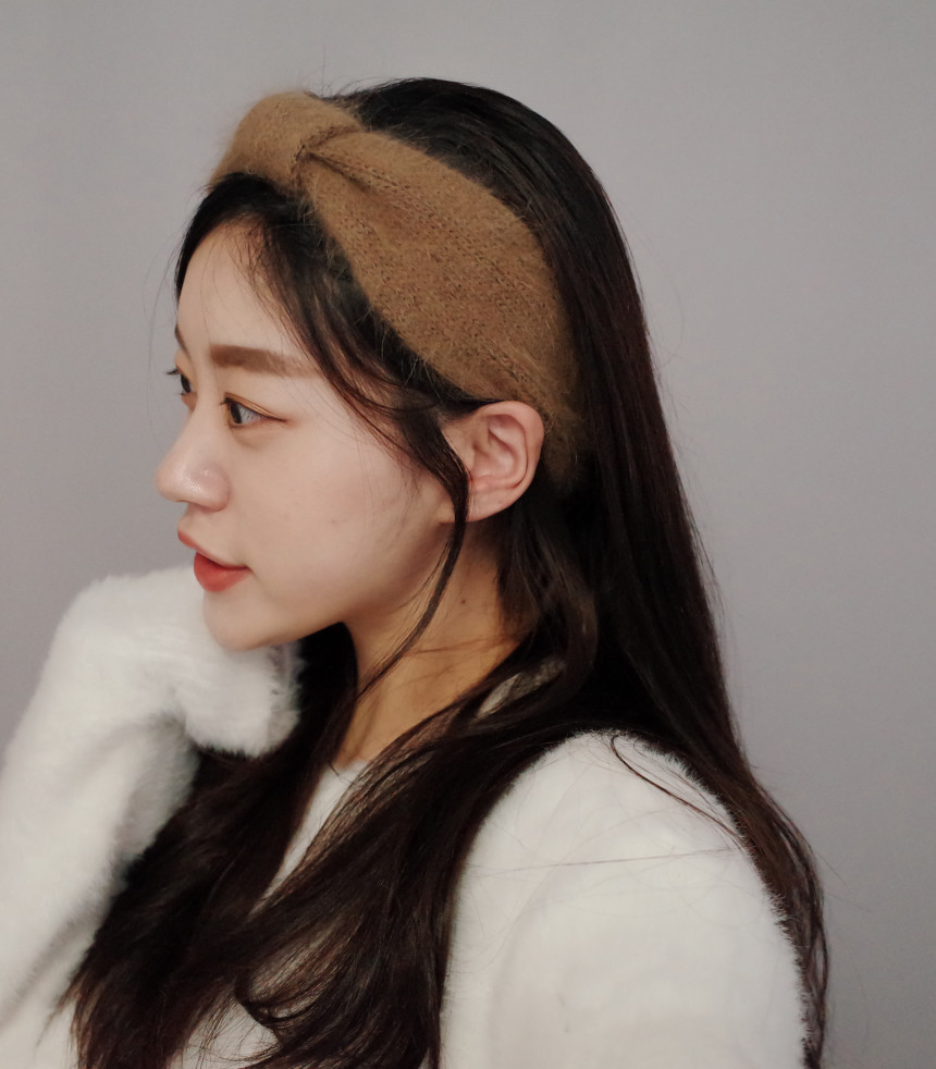 Hair Accessories Angora Knit Bee Song Song Hair Tu