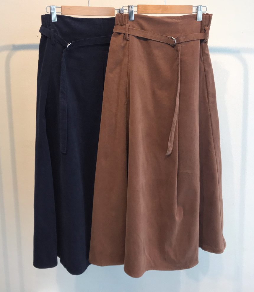 Long skirt 2color skirt autumn