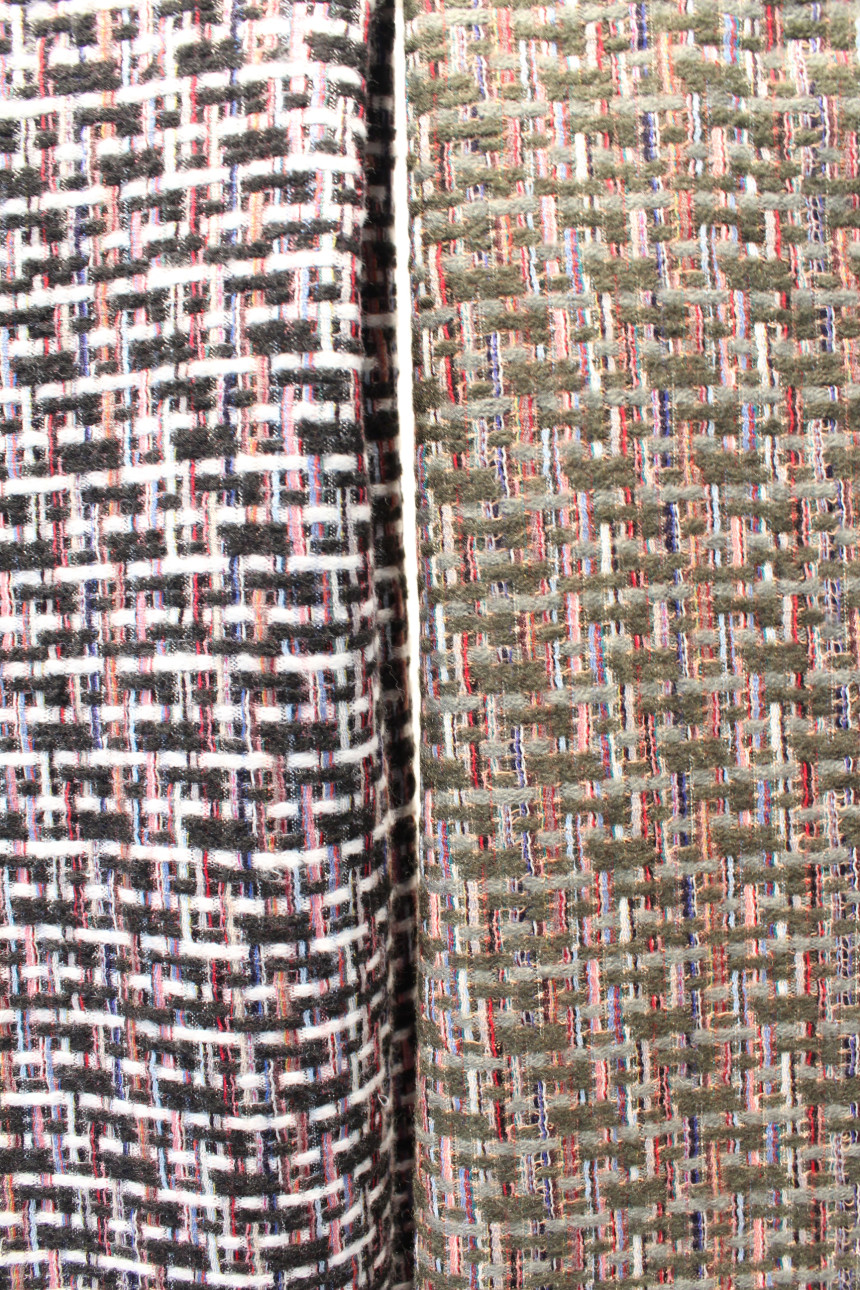 Tweed muffler Luxury classy modern classical feeli