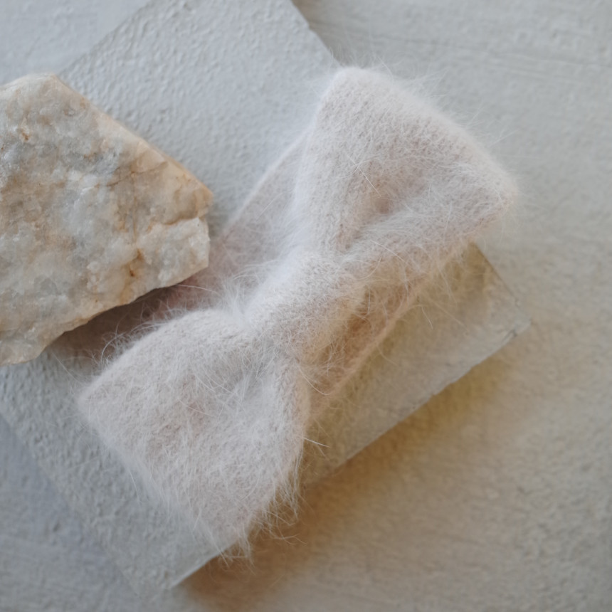 Hair Accessories Angora Knit Bee Song Song Hair Tu