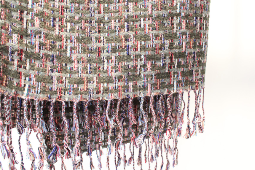 Tweed muffler Luxury classy modern classical feeli