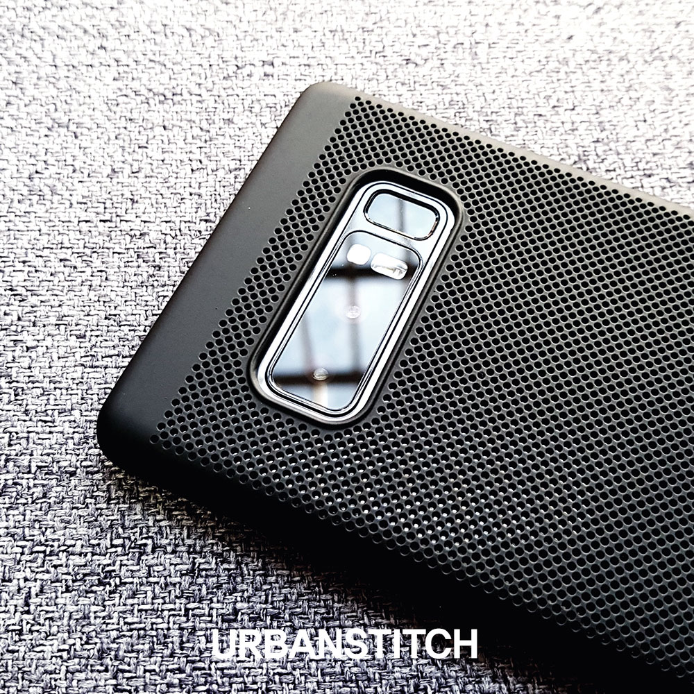 <b><p>Galaxy Note Urban Stitch Case Air Mesh Venion</p></b><b><p>ギャラクシーノート8アーバンステッチケースエアメッシュの通気性カバーメタルスリムフィット特異モダンレ</p></b><br /><br /><p align='center'>