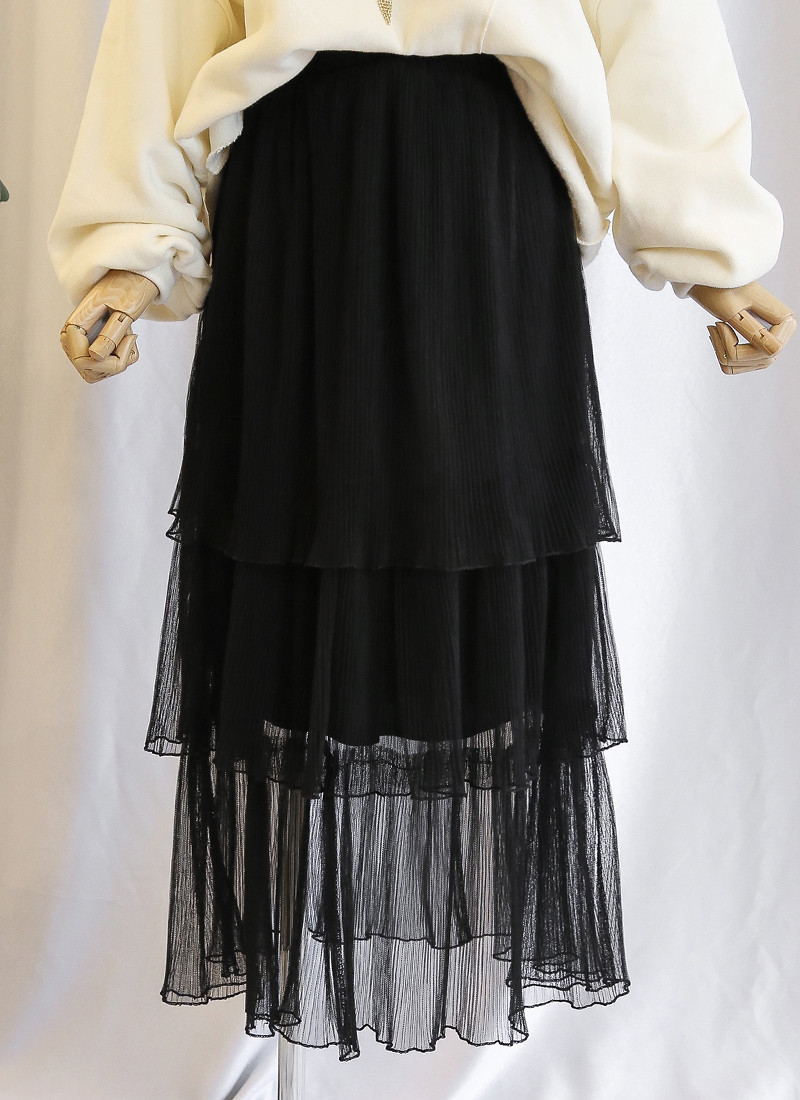 Shisurukan kangkang bending long skirt Dressy roma