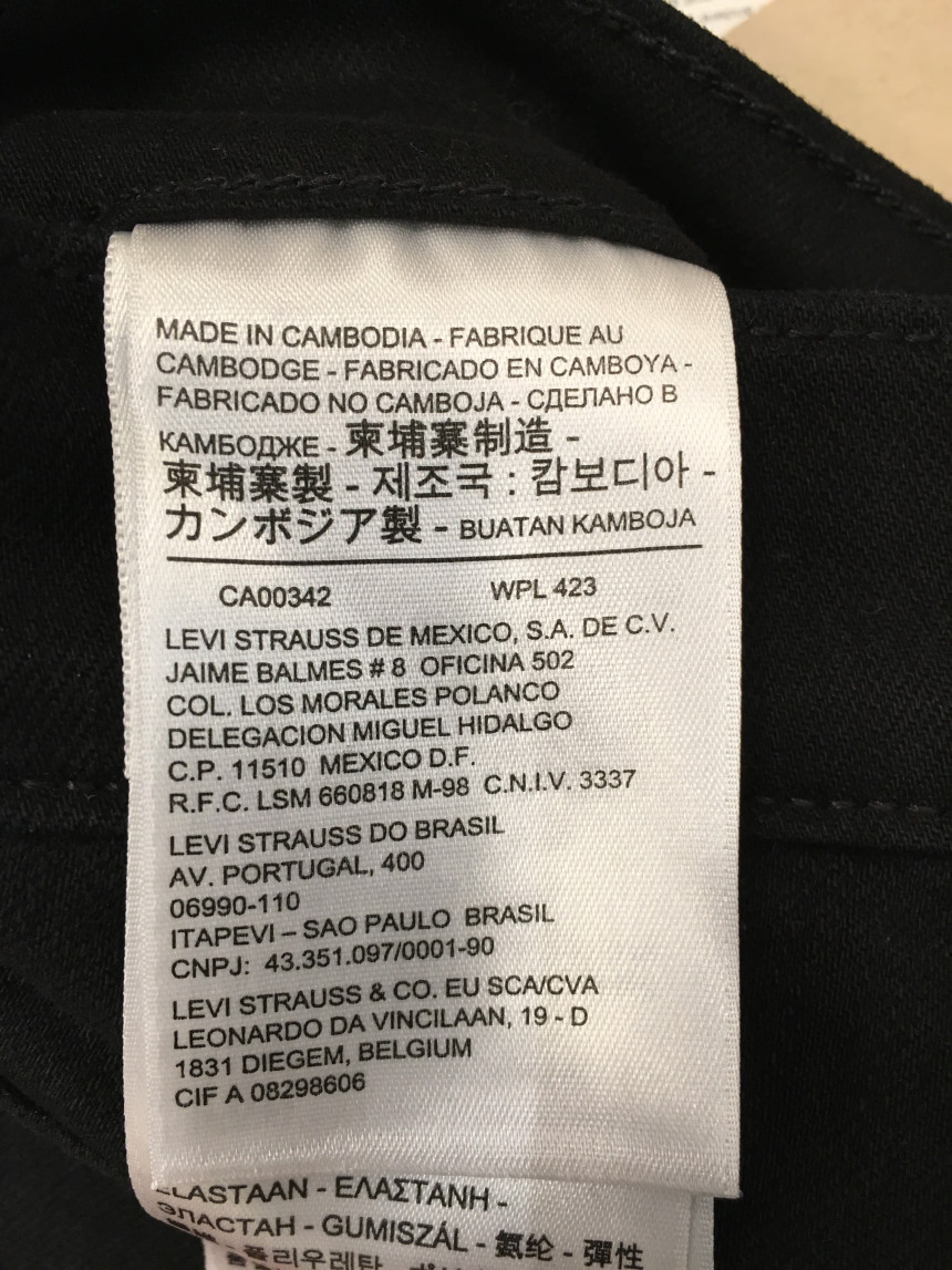 Korea Jeans Pants Levi's High Rise Women's B