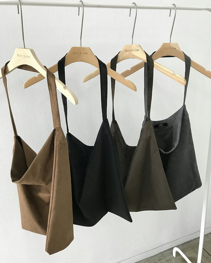 Suede eco-bag 4color teenage outfit for women Good
