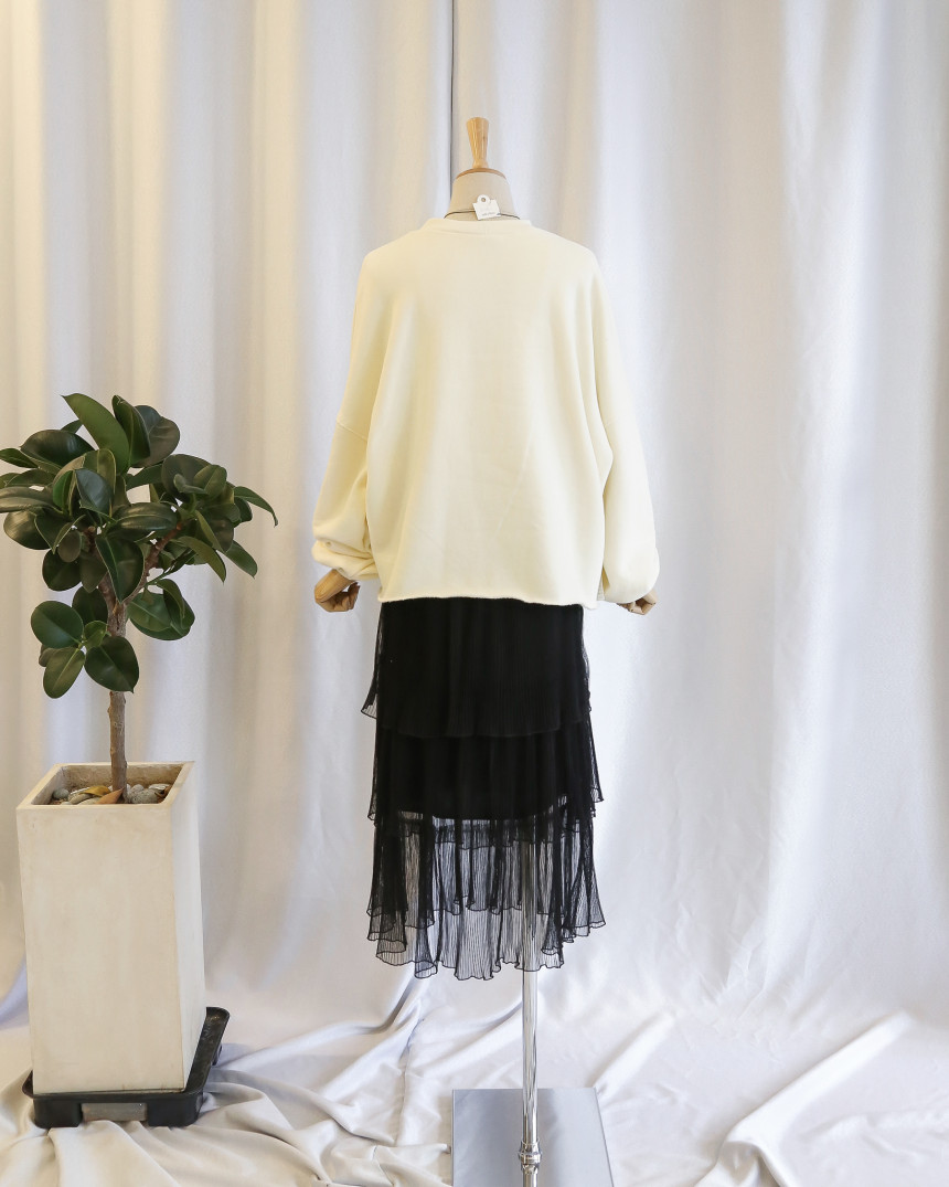 Shisurukan kangkang bending long skirt Dressy roma