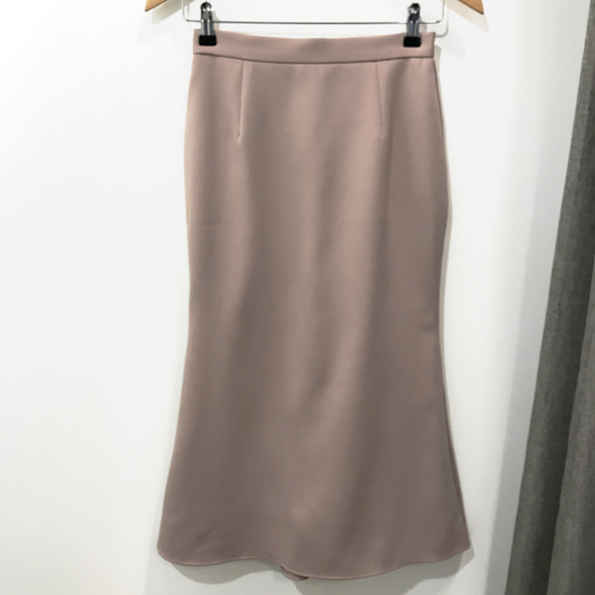 Pelvic correction Mermaid Silk Long Skirt 2color A