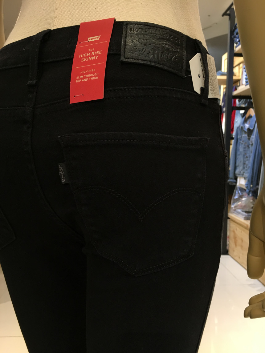 Korea Jeans Pants Levi's High Rise Women's B