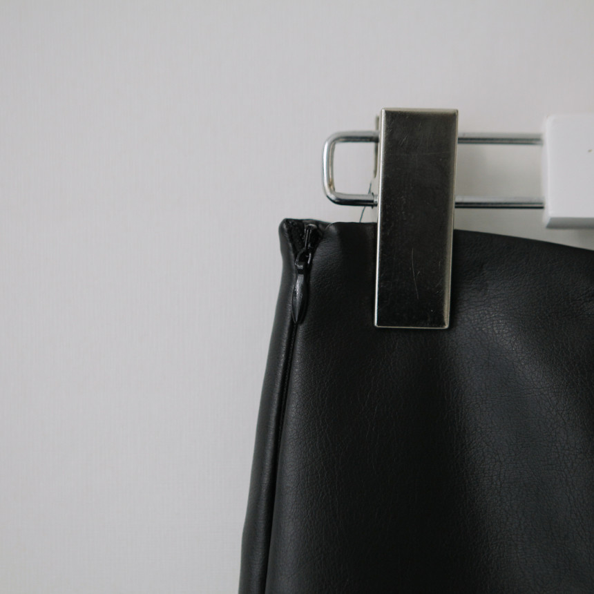 Leather Mermaid Long Skirt Leather Midi Span 20