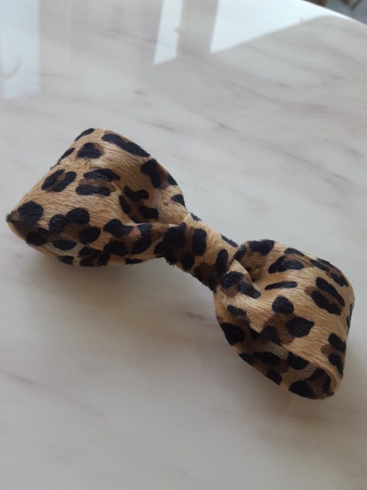 Hair Accessories Leopard Ribbon Rare