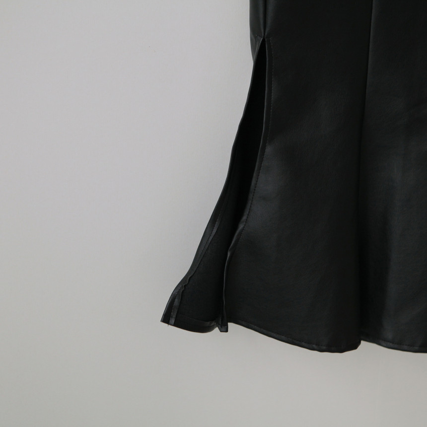 Leather Mermaid Long Skirt Leather Midi Span 20